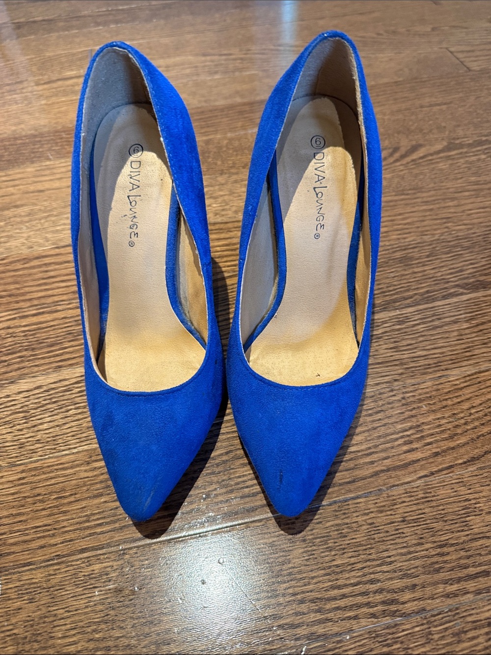 DIVA Lounge Electric Blue Pointed-Toe Pumps